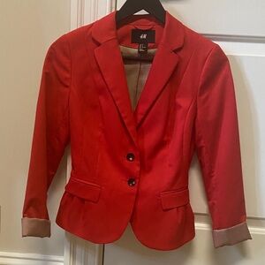 H&M Vibrant Red Women's Blazer